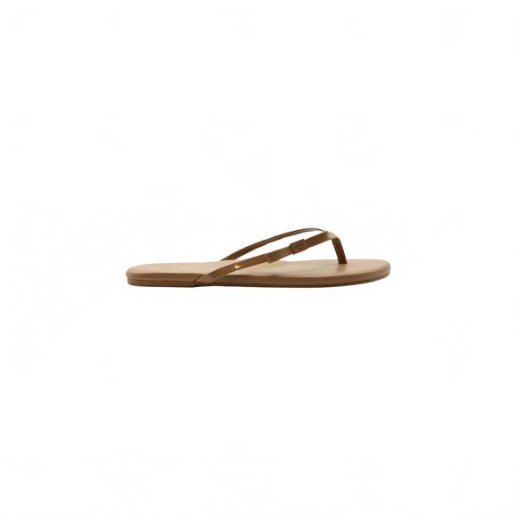 NEW SOLEI SEA women's indie mini bow flip-flop sandal in nude - Picture 1 of 8